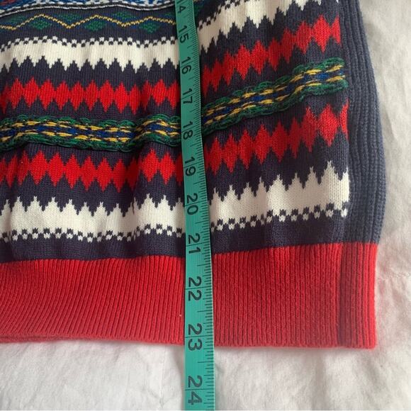 Tommy Hilfiger | FAIRISLE VARSITY | Kids Holiday Cotton Sweater - Picture 9 of 16